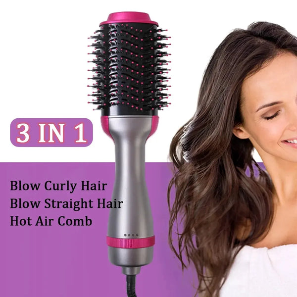 Electric Hot Air Brush Women Heating Comb