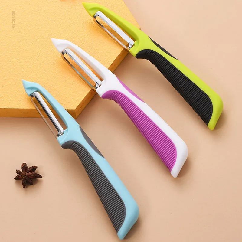 Anti Slip Handle Peeler, Peeler, Magic Tool, Melon, Potato, Fruit, Scraper, Kitchen Vegetable Tool Accessories