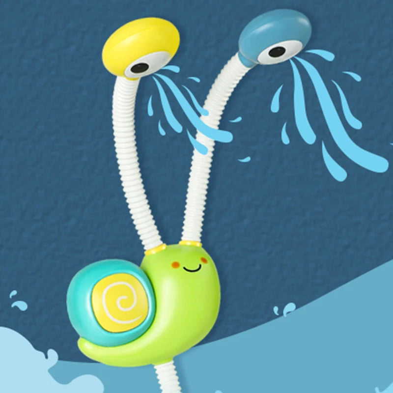 Snail Spraying Faucet Shower Electric Water Spray Toy