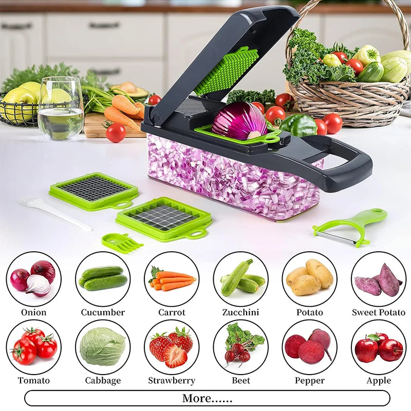 multifunctional vegetable cutter & slicer