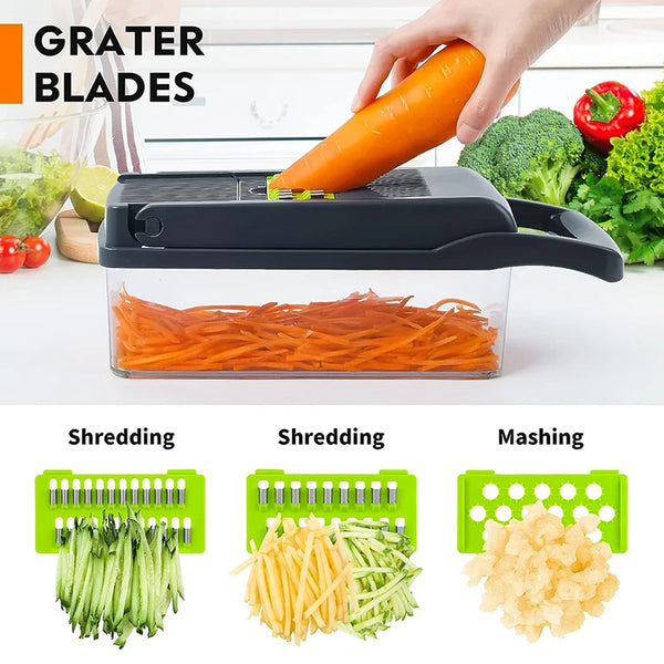 multifunctional vegetable cutter & slicer