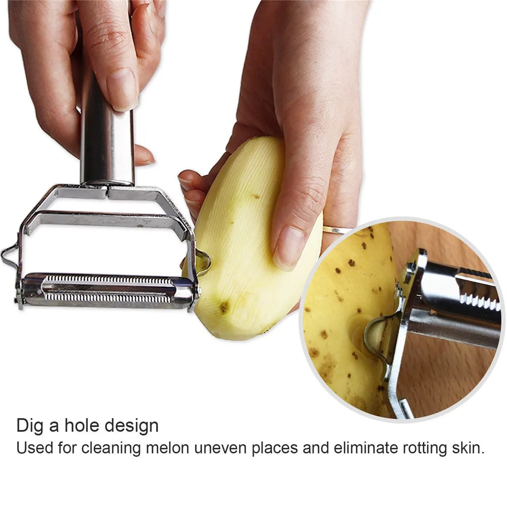 stainless steel multifunctional peeler