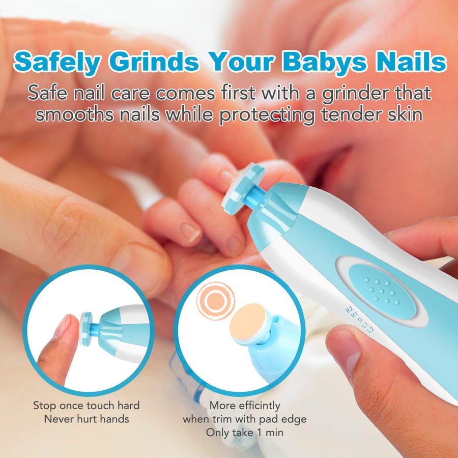 🔥Premium LED Baby Nail Trimmer Anti-pinch