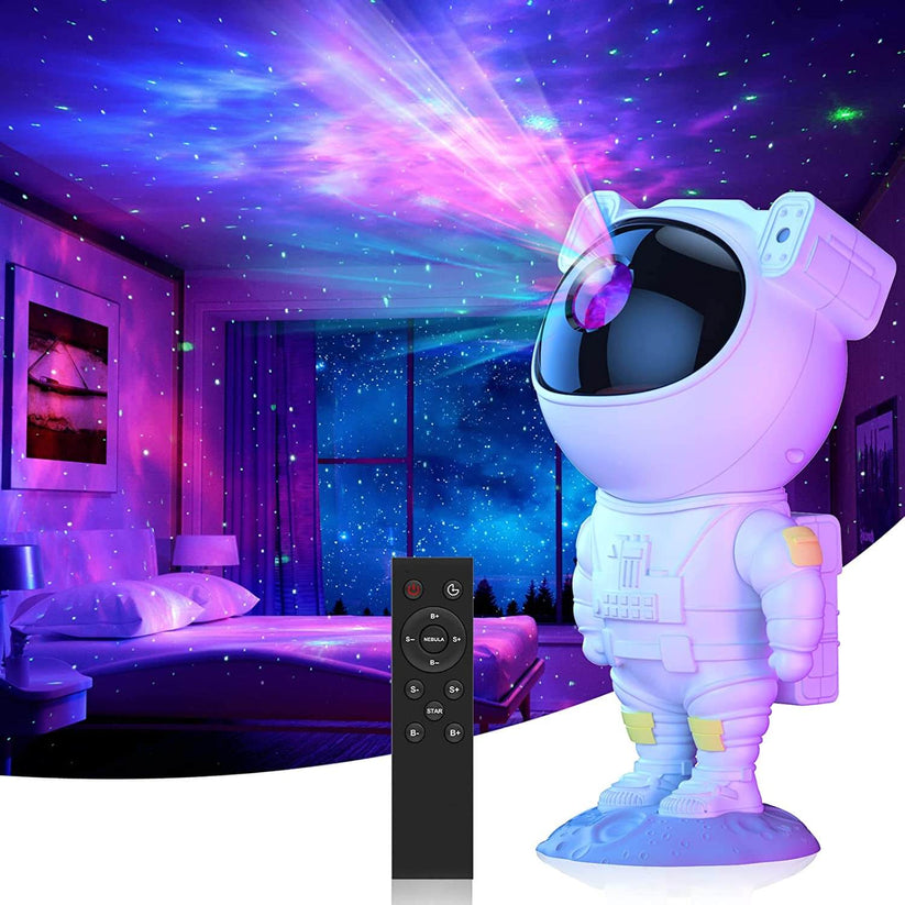 Star Projector Galaxy Night Light - Astronaut Space Projector